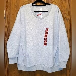 MEMBER'S MARK Women's Cozy V-Neck Sweatshirt NWT Size: XL